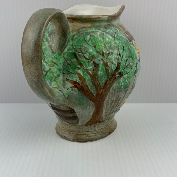 Vintage E Radford Handpainted Creamer Pitcher Earthenware - Picture 4 of 9